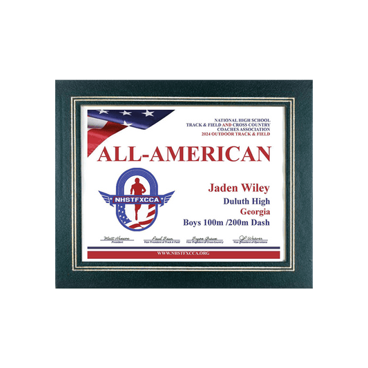 All-American Leatherette Certificate Holder (Black)